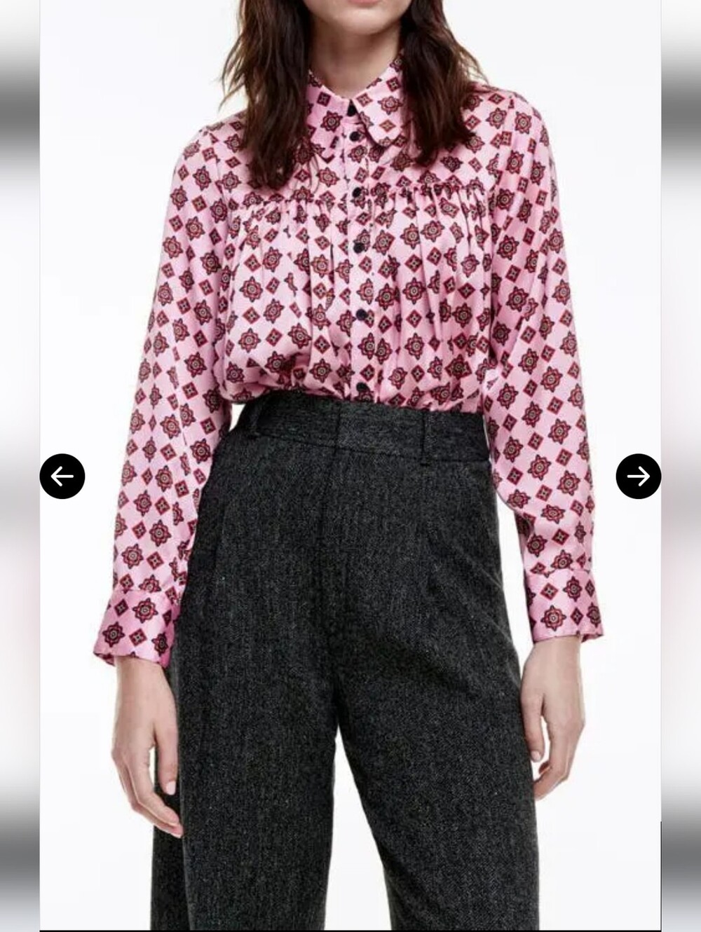 Smythe Foulard Print Button-Up Shirt Size Small
